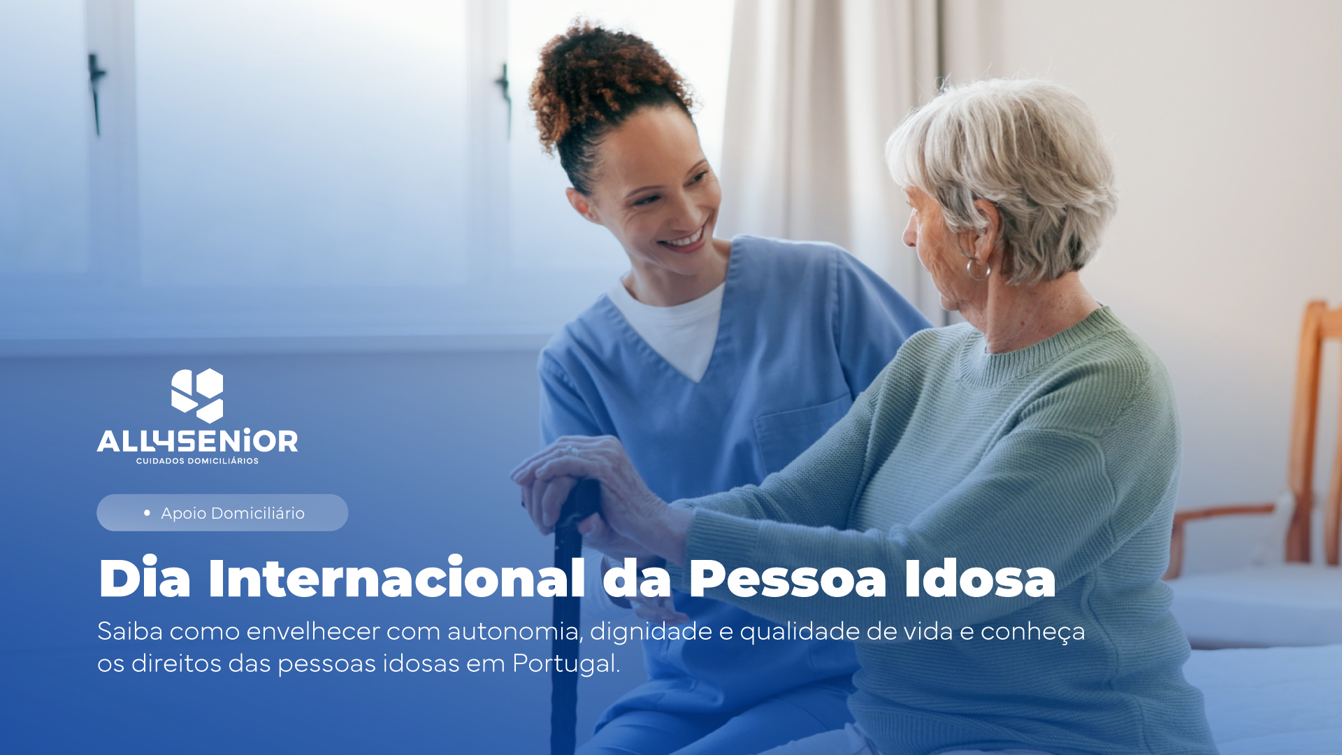 Dia Internacional da Pessoa Idosa: envelhecer com autonomia, dignidade e qualidade de vida